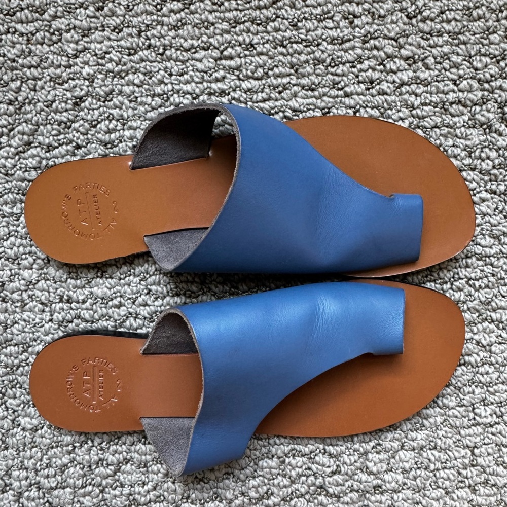 ATP Atelier Rosa Sandals, Sky Blue, Size 36 - Picture 5 of 6